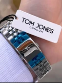 Tom Jones Bileklik Hediyeli Çelik Kordon 3 Atm Suya Dayanıklı 2 Yıl Garantili Erkek Kol Saati 10088.3 thumbnail 6