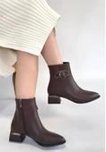 Harly Kahverengi Cilt Topuklu Bot thumbnail 3