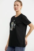 25Y2231-60081 SEMENTA HAYVAN FİGÜR BASKILI TSHIRT thumbnail 3