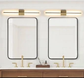 PİLLİ Duvar Aydınlatması, 70cm çubuk aplik Duvar Aplik İç Mekan  3000k  1  Adet ESKİTME GOLD thumbnail 3