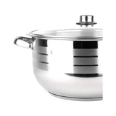 Manheim Cam Kapak Çelik Derin Tencere 30 x 20 cm thumbnail 3