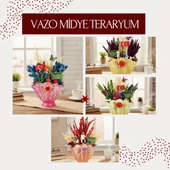 Vazo Midye Teraryum - Öğretmenler Günü Hediyesi thumbnail 2