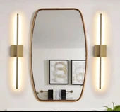 PİLLİ Duvar Aydınlatması, 70cm çubuk aplik Duvar Aplik İç Mekan  3000k  1  Adet ESKİTME GOLD thumbnail 2