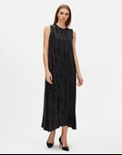 T25Y-4078 MISSDALIDA JAKARLI CUPRO KOLSUZ ELBİSE thumbnail 6