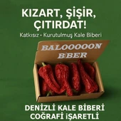 Denizli Tatlı Kale Biberi (Balon Biber) -10 Adet (Kızart-Şişir-Çıtırdat) thumbnail 1