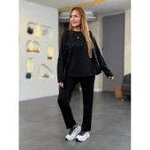 Lucky Life Lucky Life Kadın Inci Detay Modal Kumaş Ikili Takım thumbnail 3