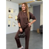 Lucky Life Lucky Life Kadın Inci Detay Modal Kumaş Ikili Takım thumbnail 6