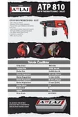 Attlas ATP 810 Pnömatik Kırıcı Delici 800W thumbnail 2
