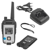 Aselsan A446T 16 Kanal 12 Km Menzil Ekranlı Tekli Set El Telsizi thumbnail 2