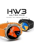 Teknojet Teknoloji İçin En İyi Adres Watch Sport Series Hw3 Ultra Max 46MM Full Ekran Gps/nfc/sesli Asistan Destekli Akıllı Saat thumbnail 3