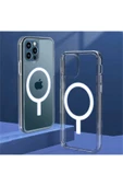 FIRO Iphone 12 Magesafe Şarj Özellikli Şeffaf Tam Korumalı Kılıf thumbnail 1