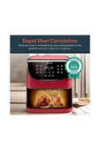 Cosori Premium XXL Airfryer 5.5 lt Yağsız Kırmızı Fritöz thumbnail 2