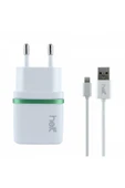 Helt Ht-03 1 Çıkışlı 1000 Mah Ev Tipi Şarj Cihazı + Lightning Kablo (beyaz) thumbnail 1