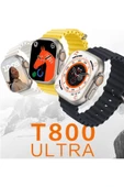 Teknojet Teknoloji İçin En İyi Adres Akıllı Saat T800 Ultra Bluetooth Arama Sıcaklık Ölçüm Sağlık İzleme thumbnail 2