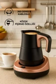 Waldern Elektrikli Közde Türk Kahvesi ve Türk Kahve Makinesi Rose Gold thumbnail 1
