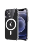 FIRO Iphone 12 Magesafe Şarj Özellikli Şeffaf Tam Korumalı Kılıf thumbnail 3