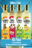 Paşa Premium 4’lü Sirke Seti – Detoks Ananas, Elma, Alıç ve Limon Sarımsak Sirkesi thumbnail 1