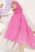 Organik Bambu Kraş Şal Pembe thumbnail 1
