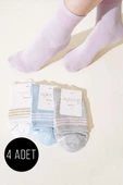 Bayan 4lü Çemberli Soket Çorap Asorti 1 thumbnail 1