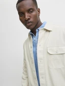 JACK JONES Erkek Tek Cepli Uzun Kollu Gömlek 12279575 thumbnail 4