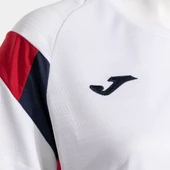 Joma Montreal Kadın Sıfır Yaka Kırmızı Beyaz Spor Tişört 902518.206 thumbnail 3