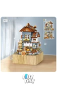 LOZ Müzik Kutulu Ev -LZ1239 (799 Parça) Oyuncak Yapım Seti thumbnail 4