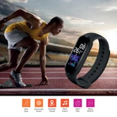 Polosmart PSSW17 Akıllı Bileklik 5.1V Titreşimli Bluetooth Adım Sayar Kalp Atışı Uyku Takibi Siyah thumbnail 3