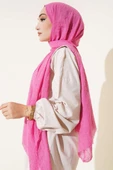 Organik Bambu Kraş Şal Pembe thumbnail 3