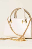 Zincir Askılı Mıknatıslı Çanta Krem thumbnail 3