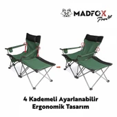 Madfox Prowler 3 Kademeli Yatabilen Kamp Sandalyesi thumbnail 5
