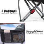 Madfox Prowler 3 Kademeli Yatabilen Kamp Sandalyesi thumbnail 7