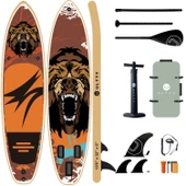 ULTTY Sup Paddle Board Seti (Şişme Paddle Board + Kürek + Pompa) Sup Board/Stand Up Paddle 320-81-15 thumbnail 1