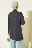 Baklava Taşlı Loyşa Tunik Füme thumbnail 3