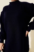 Selanik Örgü Yumoş Triko Tunik Lacivert thumbnail 4