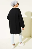 Loyşa Arma Detaylı Salaş Tunik Siyah thumbnail 3