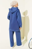 Kapüşonlu Fermuarlı Scuba İkili Takım Lacivert thumbnail 3