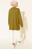 Mini Yıldız Taşlı Tunik Yağ Yeşili thumbnail 3