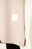 Loyşa Arma Detaylı Salaş Tunik Bej thumbnail 4