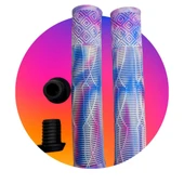 17 CM Mtb Bmx Freeride Elcik Silikon Bisiklet Elcik Kaymaz Yapı Dirt Jump Bisiklet Elciği Beyaz Mor thumbnail 7