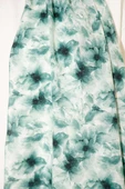 Çiçek Desenli Rami Şal Petrol Yeşili thumbnail 4