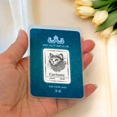 Kedi Temalı Hediyeye Özel 5 Gram 999 Ayar Gümüş ile Tasarlanmış Gümüş Külçesi-719 thumbnail 2