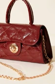 Gloss Mini Zincirli Çanta Bordo thumbnail 3
