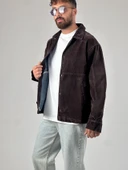 Kahve Erkek Ceket COC1039 thumbnail 3