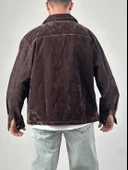 Kahve Erkek Ceket COC1039 thumbnail 4