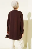 Omuz İncili Loyşa Tunik Kahve thumbnail 3