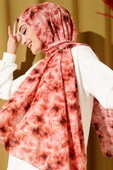 Çiçek Desenli Rami Şal Kiremit thumbnail 2