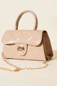 Gloss Mini Zincirli Çanta Bej thumbnail 1