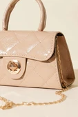 Gloss Mini Zincirli Çanta Bej thumbnail 3