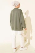 Loyşa Taşlı Piliseli Tunik Haki thumbnail 3