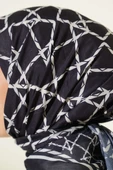 Desenli Siyah Serisi Eşarp Asorti 4 thumbnail 4